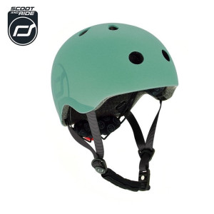 SCOOTANDRIDE Kask S-M dla dzieci 3+ Forest- sklep z zabawkami online
