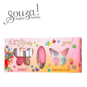 Souza! Kosmetyki do makijażu dla dzieci 7 el. zestaw Motyl- sklep z zabawkami online