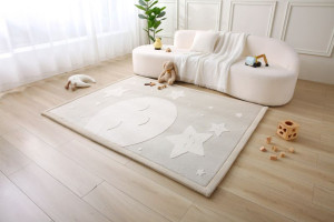 Mata piankowa dla dzieci Dywan do pokoju dziecięcego Księżyc i gwiazdy Cloud Play Mat 3D 200 x 150 cm Hakuna Matte- sklep z zabawkami online