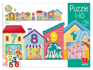 Puzzle dla dzieci Cyfry 1-10 Goula- sklep z zabawkami online
