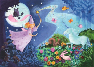 Tekturowe puzzle 36 el., Świat Wróżki Djeco- sklep z zabawkami online