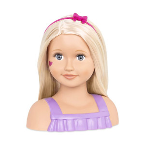 Głowa lalki do czesania blondynka Trista doll face Our Generation- sklep z zabawkami online