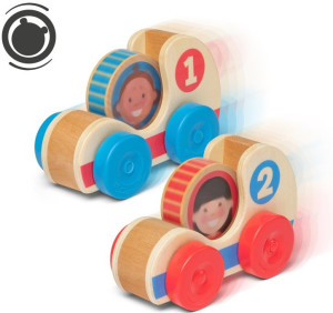 Drewniane autka do rączki GO Tots Melissa and Doug- sklep z zabawkami online