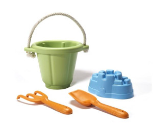 Zestaw do zabawy w piasku Zielone wiaderko Green Toys- sklep z zabawkami online
