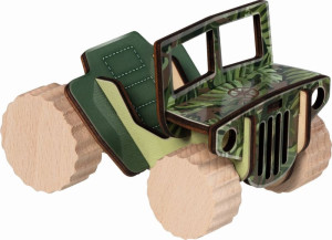 Zrób to sam drewniany model pojazdu Offroader Goki- sklep z zabawkami online