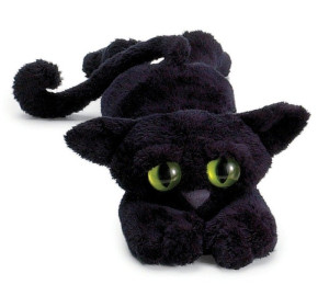 Czarny kot Lanky Cats Manhattan Toy- sklep z zabawkami online