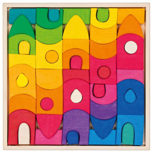 Zestaw konstrukcyjny Morgana z klocków drewnianych Goki- sklep z zabawkami online