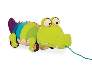 Zabawka na sznurku dla dzieci Ciekawski krokodyl B.toys- sklep z zabawkami online