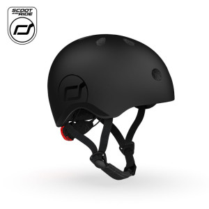 SCOOTANDRIDE Kask S-M dla dzieci 3+ lat Black- sklep z zabawkami online