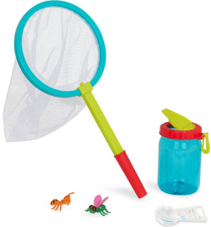 Zestaw do obserwowania owadów z minilupą i siatką B.Toys- sklep z zabawkami online