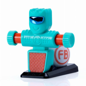 Niebieski Piłkarzyki Foosbots Zestaw dla jednego gracza Fat Brain Toys- sklep z zabawkami online