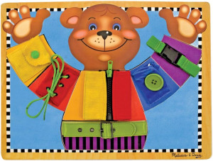 Drewniana tablica podstawowych umiejętności Melissa and Doug- sklep z zabawkami online