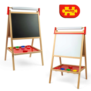 Tablica kredowo-magnetyczna dla dzieci Deluxe Bigjigs- sklep z zabawkami online