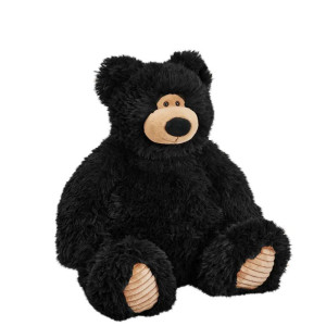 Pluszowy Niedźwiedź czarny baribal maskotka dla dziecka 38 cm Pluszak obciążeniowy 800 g Snuggleluvs Wild Republic- sklep z zabawkami online