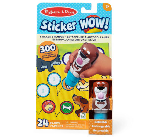Stempel z naklejkami Sticker Wow Pies Melissa and Doug- sklep z zabawkami online
