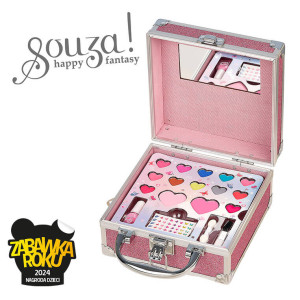 Souza! Walizka z kosmetykami do makijażu z lusterkiem dla dzieci zestaw 18 el.- sklep z zabawkami online