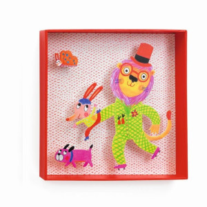 Obrazek 3D Fantazyjny lew Djeco- sklep z zabawkami online