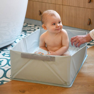 Beaba Składana wanienka Cameleo Pop Up Bath Green Blue- sklep z zabawkami online