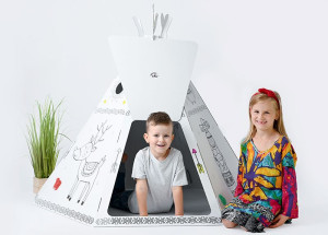 Kartonowy domek dla dzieci Namiot Tipi Tektorado- sklep z zabawkami online