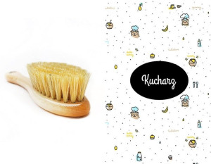 Szczotka na ciemieniuchę i myjka Kucharz Lullalove- sklep z zabawkami online