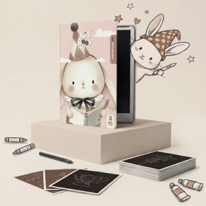 KidBook Tablet graficzny do rysowania dla dzieci Rabbit Kidinex- sklep z zabawkami online
