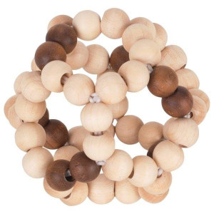 Grzechotka naturalna drewniana kula Goki- sklep z zabawkami online