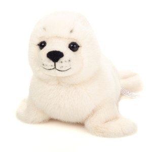 Maskotka Biała Foka 25 cm Teddy Hermann- sklep z zabawkami online