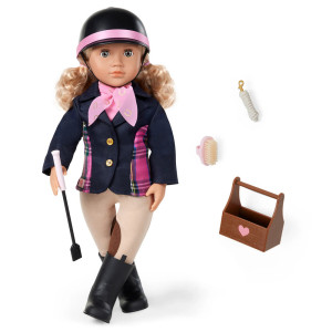 Lalka Abby 46 cm dżokejka z akcesoriami i zginanymi kończynami Our Generation BD31757Z- sklep z zabawkami online