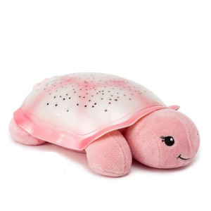 Cloud b® Twinkling Twilight Turtle™ Pink - Lampka nocna z projekcją świetlną - Żółw różowy- sklep z zabawkami online
