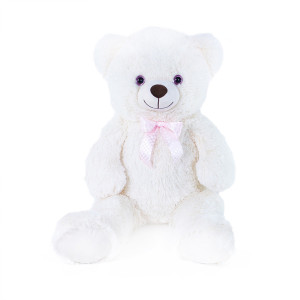 Duży pluszowy biały miś Lily 78 cm Rappa- sklep z zabawkami online