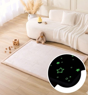 Mata piankowa świecąca w ciemności Dywan do pokoju dziecięcego Cloud Play Mat 170 x 120 cm Gwiazdy Hakuna Matte- sklep z zabawkami online
