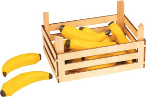 Owoce w skrzynce, banany, 10 elementów.- sklep z zabawkami online
