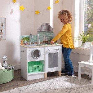 Drewniana kuchnia dla dzieci z pralką Whisk & Wash KidKraft- sklep z zabawkami online