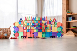 Klocki magnetyczne dla dzieci Rainbow Mega Pack 212 el Connetix- sklep z zabawkami online