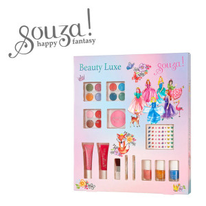 Souza! Kosmetyki do makijażu dla dzieci zestaw 13 el. Beauty Luxe- sklep z zabawkami online