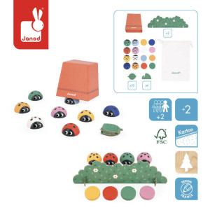 Gra pamięciowa Biedronki Janod- sklep z zabawkami online