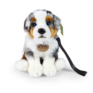 Pluszowy Owczarek Australijski ze smyczą 27 cm ECO-FRIENDLY Rappa- sklep z zabawkami online