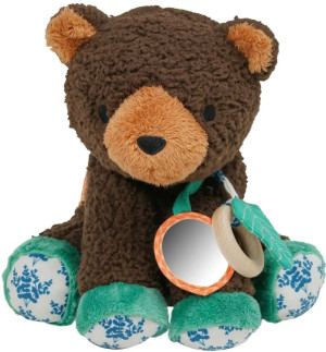 Miś przytulanka z gryzakiem i lusterkiem Manhattan Toy- sklep z zabawkami online