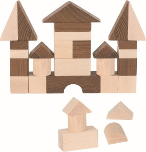 Drewniane klocki 30 el. Goki Nature- sklep z zabawkami online