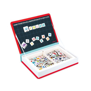Magnetyczna układanka Polski Alfabet Magnetibook Janod- sklep z zabawkami online