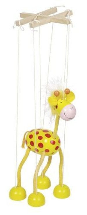 Drewniana marionetka, żyrafa- sklep z zabawkami online
