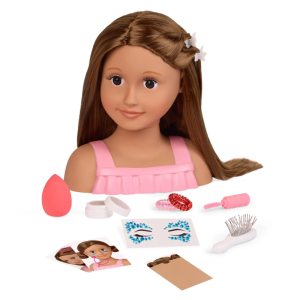 Głowa lalki do stylizacji włosów i makijażu Talia Our Generation BD31838Z- sklep z zabawkami online