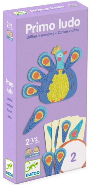 Eduludo PRIMO LUDO LICZBY DJ08366 Djeco- sklep z zabawkami online