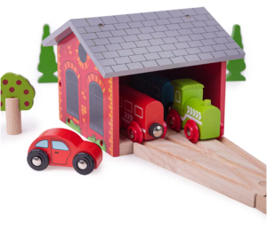 Do kolejki ceglana parowozownia Bigjigs Rail- sklep z zabawkami online