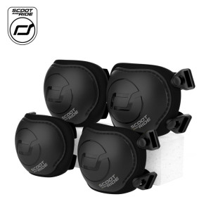 SCOOTANDRIDE Zestaw ochraniaczy dla dzieci XXS Black- sklep z zabawkami online