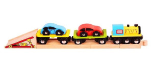 Pociąg do przewozu samochodów, Bigjigs Rail- sklep z zabawkami online