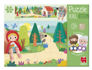 Puzzle dla dzieci XXL Czerwony kapturek Goula- sklep z zabawkami online