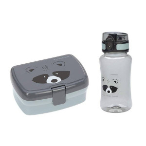 Zestaw na lunch Lunchbox + Tritanowa butelka - bidon 460 ml About Friends Szop Lassig- sklep z zabawkami online