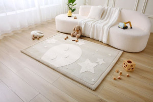 Mata piankowa dla dzieci Dywan do pokoju dziecięcego Księżyc i gwiazdy Cloud Play Mat 3D 170 x 120 cm Hakuna Matte- sklep z zabawkami online
