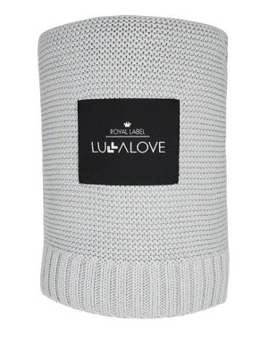 Bambusowy koc Glamour gray Lullalove- sklep z zabawkami online